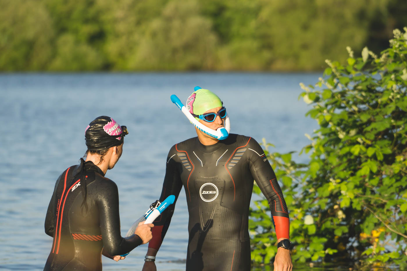 Open Water Swimming at Waterland, South Cerney